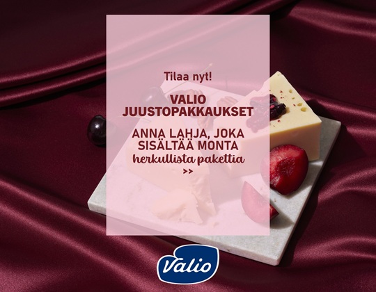 Valio juustopakkaukset Valio juustopakkaukset