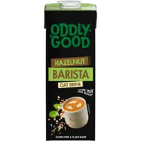 Oddlygood® Barista kaurajuoma hasselpähkinä 1 l UHT gluteeniton