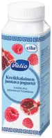 Valio kreikkalainen juotava jogurtti 2,5 dl vadelma-granaattiomena laktoositon