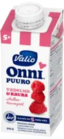 Valio Onni® hallon-havregröt 215 g UHT (från 5 mån)