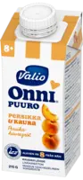Valio Onni® persika-havregröt 215 g UHT (från 8 mån)