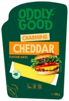 Oddlygood® e200 g slices cheddar flavour