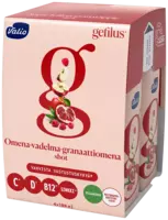 Valio Gefilus® shot 4x100 ml omena-vadelma-granaattiomena