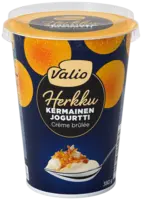 Valio Herkku kermainen jogurtti 380 g crème brûlée laktoositon