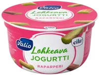 Valio lohkeava jogurtti 150 g raparperi laktoositon