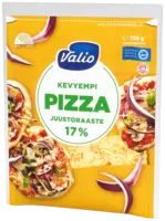 Valio lättare pizzaost 17 % e150 g riven