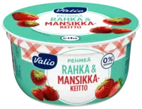 Valio pehmeä rahka & mansikkakeitto 150 g laktoositon