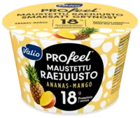Valio PROfeel® maustettu raejuusto 170 g ananas-mango laktoositon