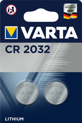 Varta Cr 2032, batteri, 2-Pack