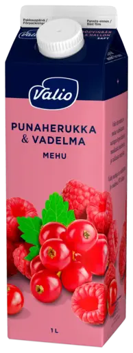 PUNAHERUKKA-VADELMAMEHU 1L