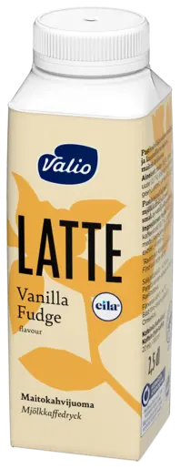 Valio Latte vanilla fudge mjölkkaffedryck 2,5 dl l