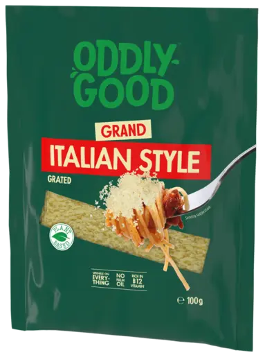 Oddlygood Italian Style Grated e100g