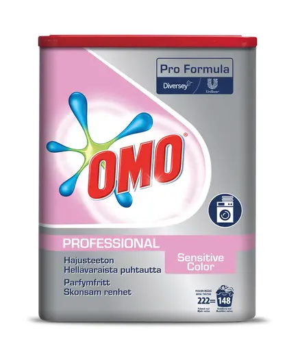 OMO PROF. SENSITIVE COLOR 8 KG Parfymfritt