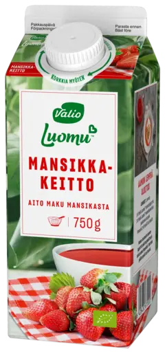 LUOMUKEITTO 750G MANSIKKA