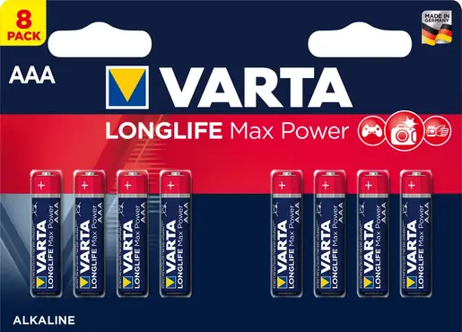 VARTA LONGLIFE MAX POWER AAA BLI 8