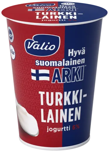 Hyvä suomalainen Arki turkisk yoghurt 6 % 400 g lf