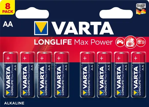 VARTA LONGLIFE MAX POWER AA BLI 8