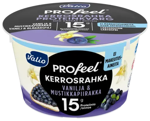 PROfeel proteinkvarg 175 g vanilj & blåbärspaj lfr