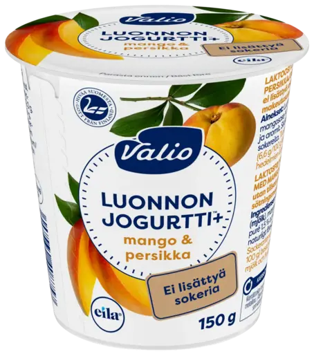 LUONNONJOG.+  MANGO & PERSIKKA 150G LTON